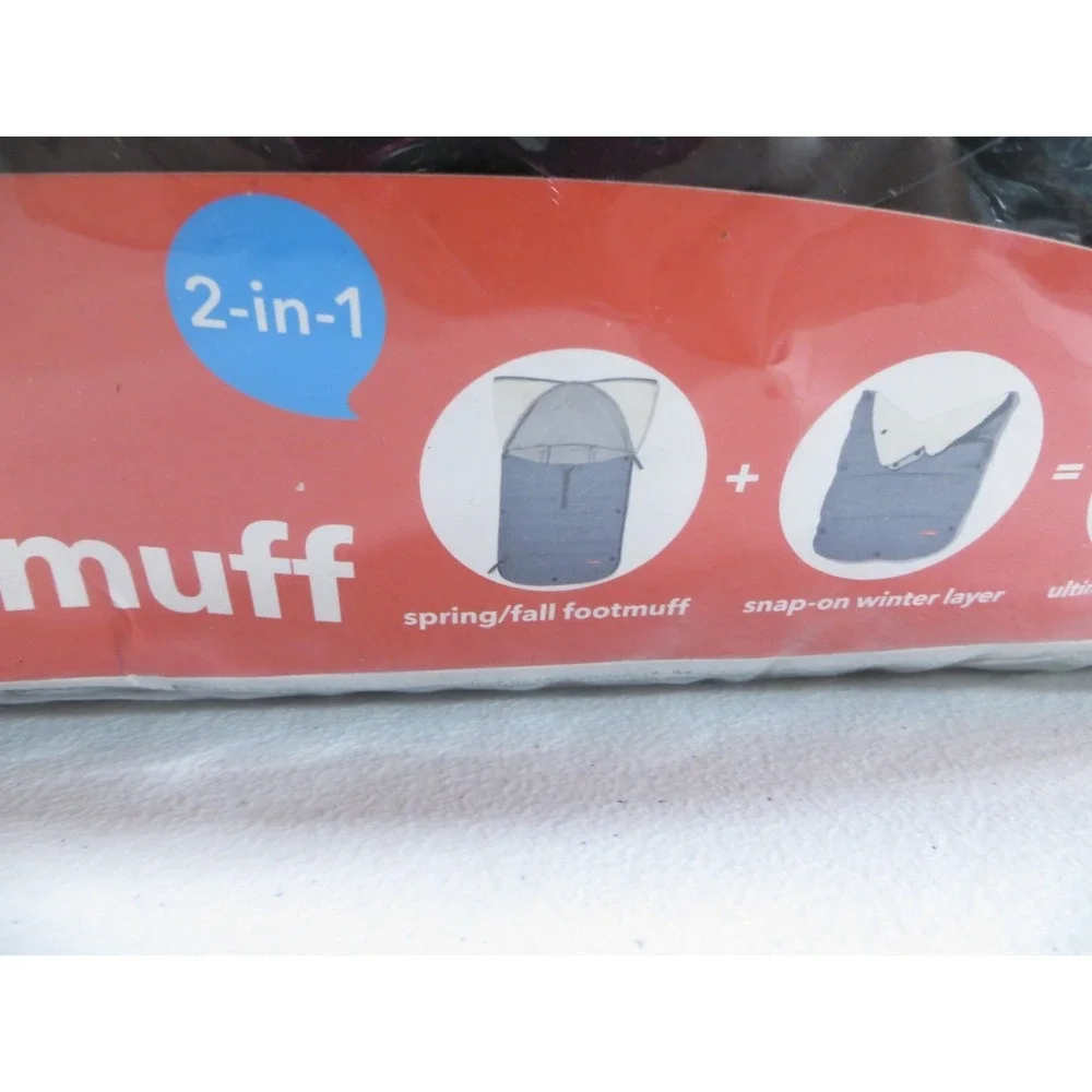 Skip Hop Stroll & Go Three Season Footmuff 2-In-1‎ Infant To 12 Months Black